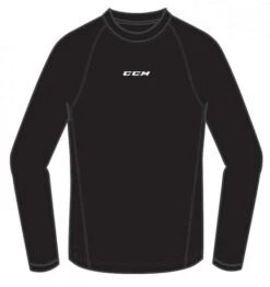 CCM Long-Sleeve Loose Fit Top For Men -CCM Store ccm athletic loose fit long sleeve top black 1